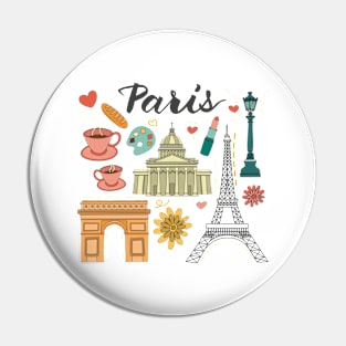 Paris element Pin