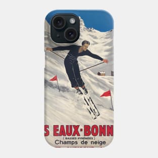 Les Eaux-Bonnes France Vintage Poster 1935 Phone Case