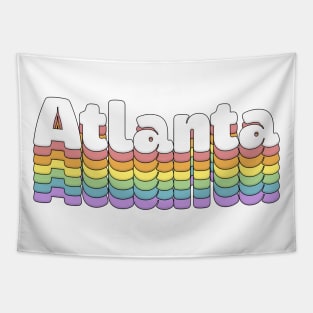 Atlanta, Georgia  // Retro Typography Design Tapestry