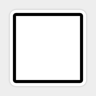 White square Magnet