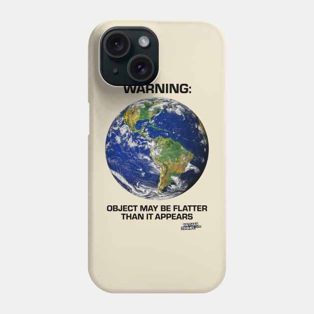 Flat Earth Society: Light Color Phone Case by Nathan Timmel