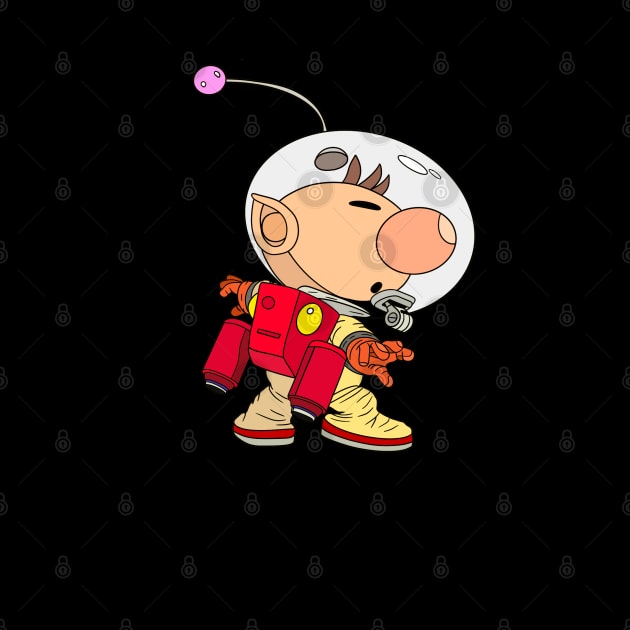 Captain Olimar - Pikmin by BretBarneyArt