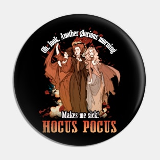 Hocus Cartoon Character Pin