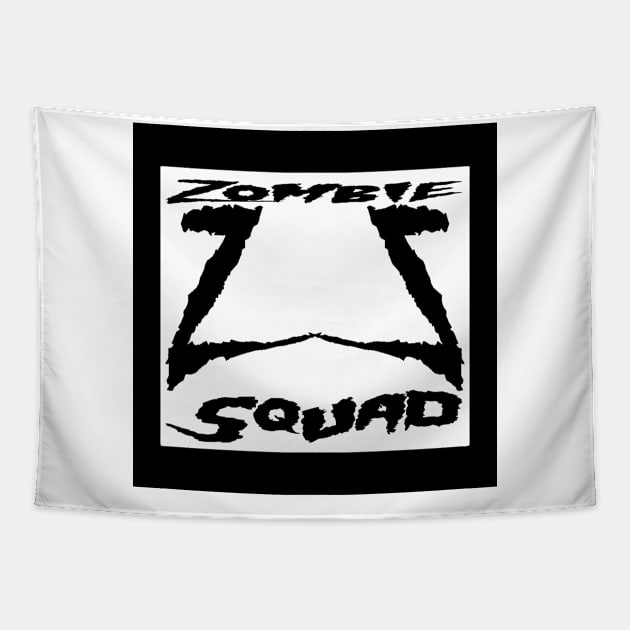 Zombie Squad ZS Mania (Black) Tapestry by Zombie Squad Clothing