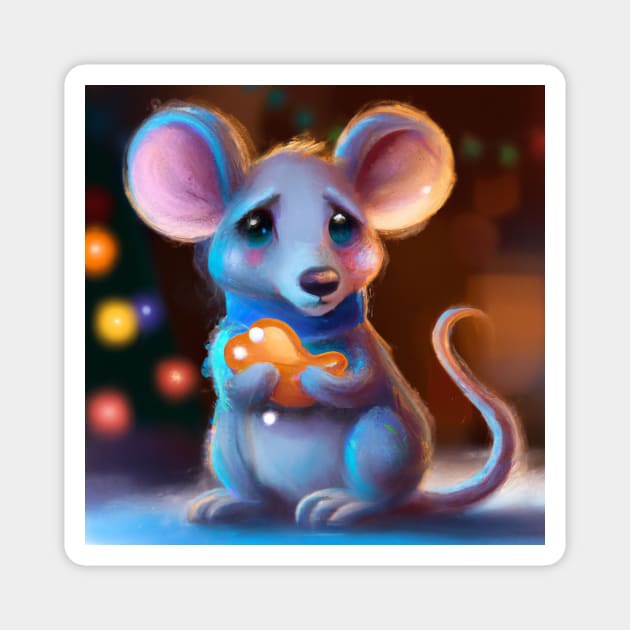 Cute Mouse Drawing Magnet by Play Zoo