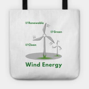 Wind Power, Renewable, Clean and Green Tote