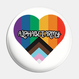 We are Alphabet Army Pin