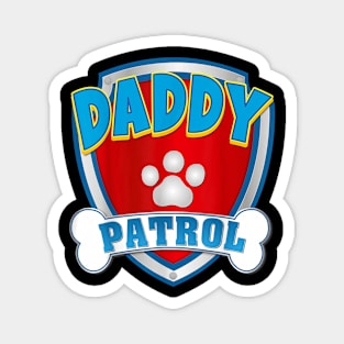 Daddy Of The Birthday Boy Girl Dog Paw Family Matching Magnet