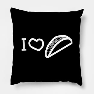 Whiteline I Love a Taco Pillow