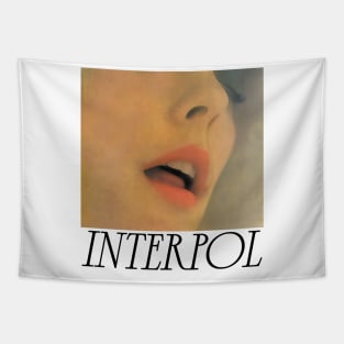 Interpol -- Original Retro Fan Art Design Tapestry