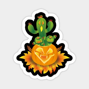Halloween Cactus spirits Magnet