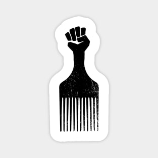 Raise Fist Hair Comb Magnet