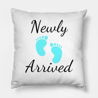 Newly Arrived Baby Boy Pillow