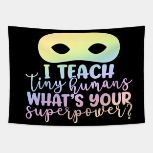 Whats your super power - funny teacher joke/pun Tapestry