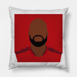 Alexandre Lacazette Minimalistic Face Art Pillow