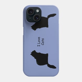 Double Cat Love Phone Case