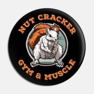 Nut Cracker Gym and Muscle Pin