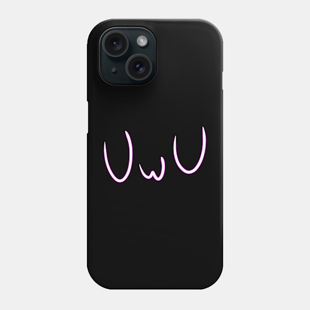 UwU in Pink Phone Case by EverydayEnby