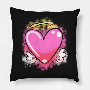 Graffiti Heart Pillow