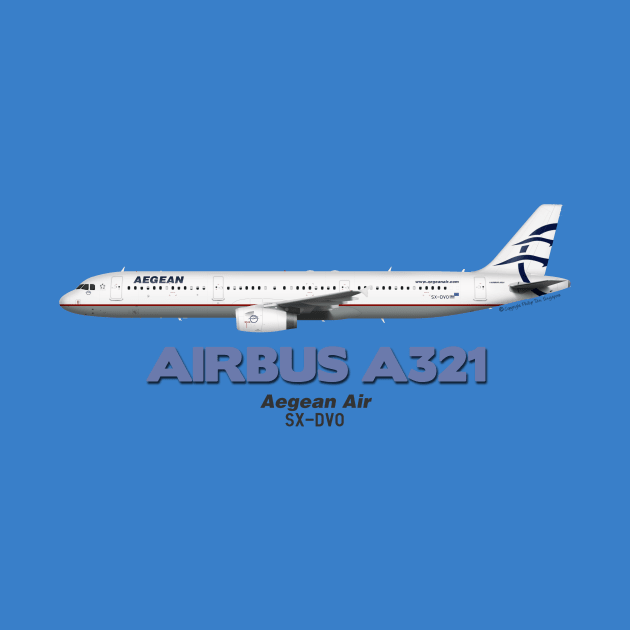 Airbus A321 - Aegean Air by TheArtofFlying