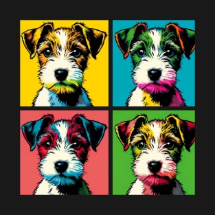 Pop Retro Parson Russell Terrier Art - Cute Puppy T-Shirt