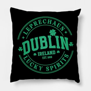 Dublin St Patricks Day Brewery Pillow