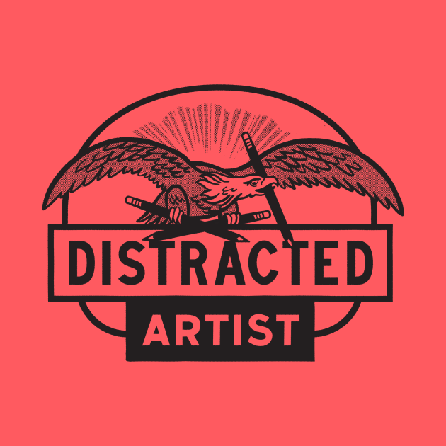 Distracted Artist - One Color by sombreroinc