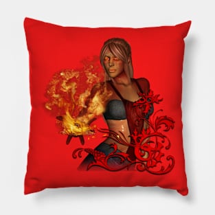 The women of the fire Pillow