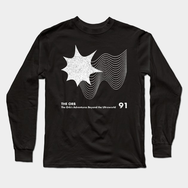 The Orb's Adventures Beyond the Ultraworld Minimal Graphic Artwork  Tribute The Orb Long Sleeve T-Shirt TeePublic