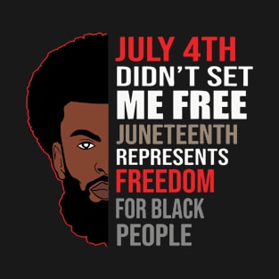 Juneteenth, Celebrate Juneteenth, Black Man, Black Lives Matter T-Shirt