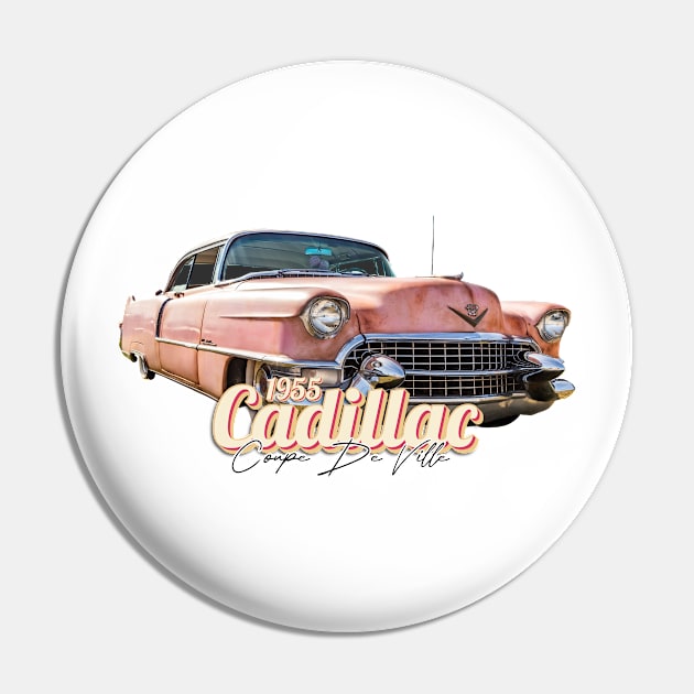 1955 Pink Cadillac Coupe de Ville Pin by Gestalt Imagery