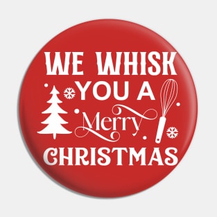 We whisk you a merry Christmas; Christmas pun; joke; funny; merry Xmas; Xmas; Christmas; baking; cooking; bake; baker; cook; Christmas baking; love; cookies; Gingerbread men; Pin