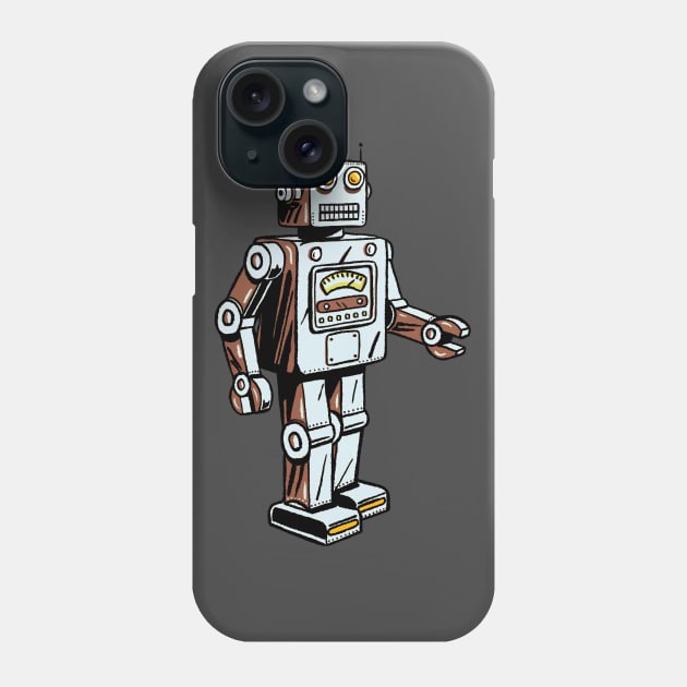 Retro Robot Phone Case by LittleBunnySunshine