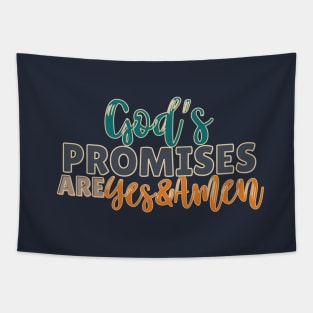 God's promises are yes and amen Tapestry