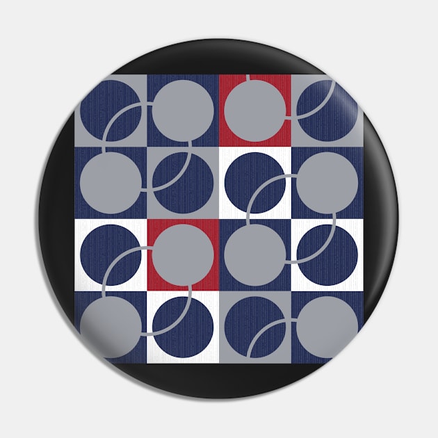 Pattern of blue and gray circles in a square Pin by colorofmagic