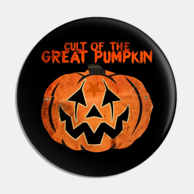 Cult of the Great Pumpkin: Mask Pin by Chad Savage