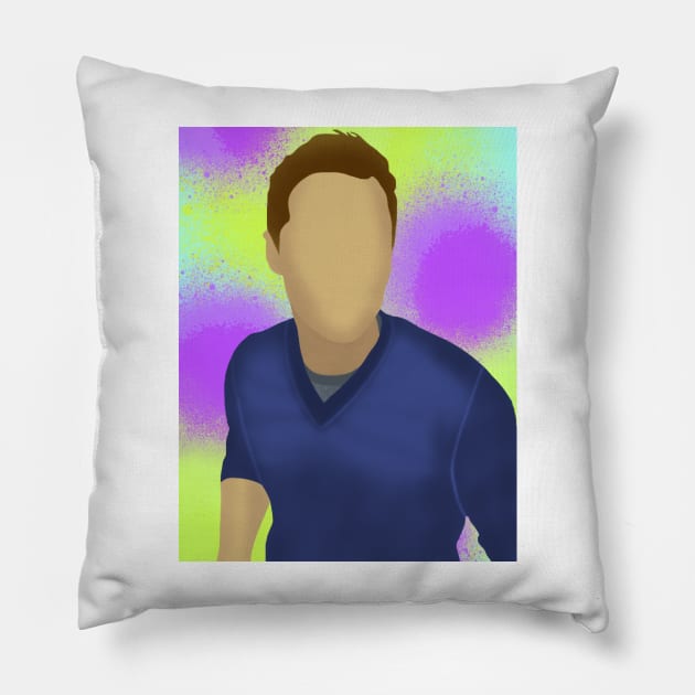 Jim Parsons Pillow by Pau1216p