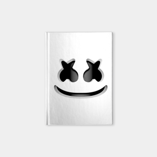 Marshmello Face Notebooks Teepublic