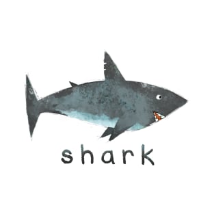 Cute shark sea animal for kids Liam Fitzpatrick T-Shirt