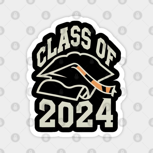 Class of 2024 Magnet by NomiCrafts