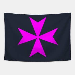 St. John's Cross / Maltese Cross (pink) Tapestry