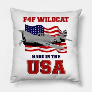 F4F Wildcat Made in the USA Pillow