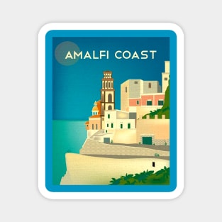 Vintage Travel Poster - Amalfi Coast, Italy Magnet