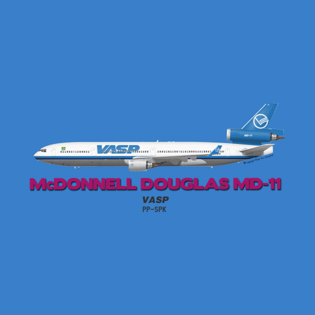 McDonnell Douglas MD-11 - VASP by TheArtofFlying