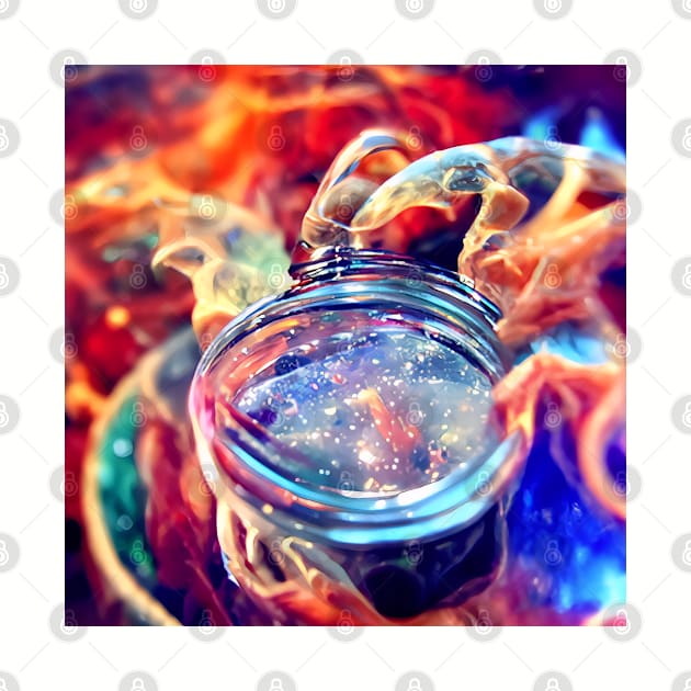 Nebula in a Mason Jar by Chaoticstep