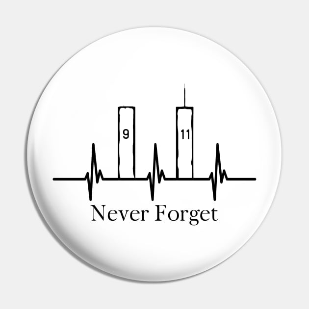 9/11 Never Forget Pin by GMAT