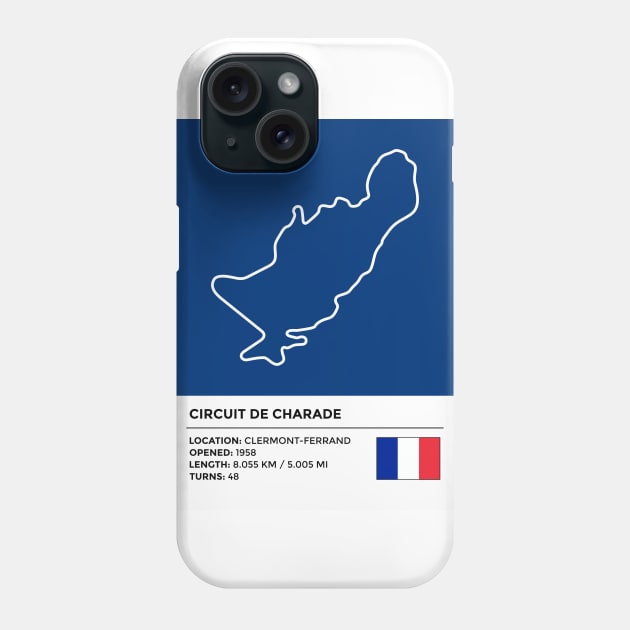 Circuit de Charade [info] Phone Case by sednoid