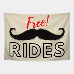 Free Moustache Rides! Tapestry