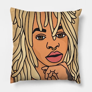 Blondie Locs Pillow