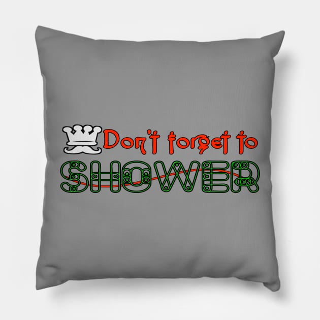 teks for shower Pillow by okisutrisno20